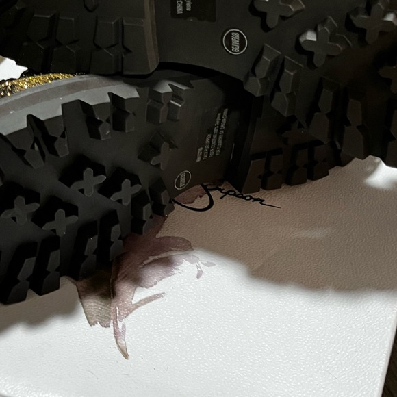 Jessica Simpson Norina bronze leopard Lace up boots. Never worn in original box - Picture 7 of 11